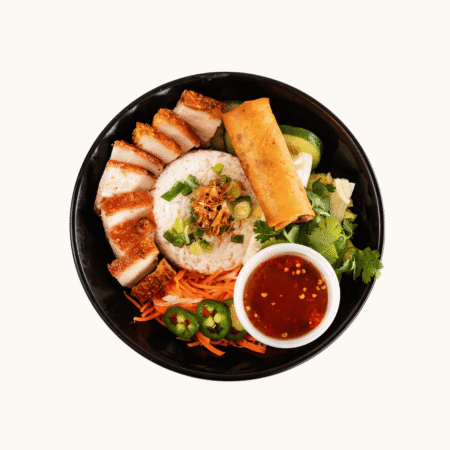 V1. Roasted Pork Belly Rice Bowl